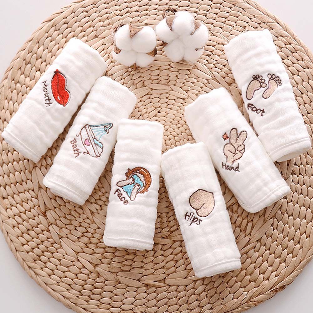 Bath Cute Comfortable Newborn Hip Mouth Cartoon Cotton Feet Saliva Towels Handkerchief Face Towel Bath Towel