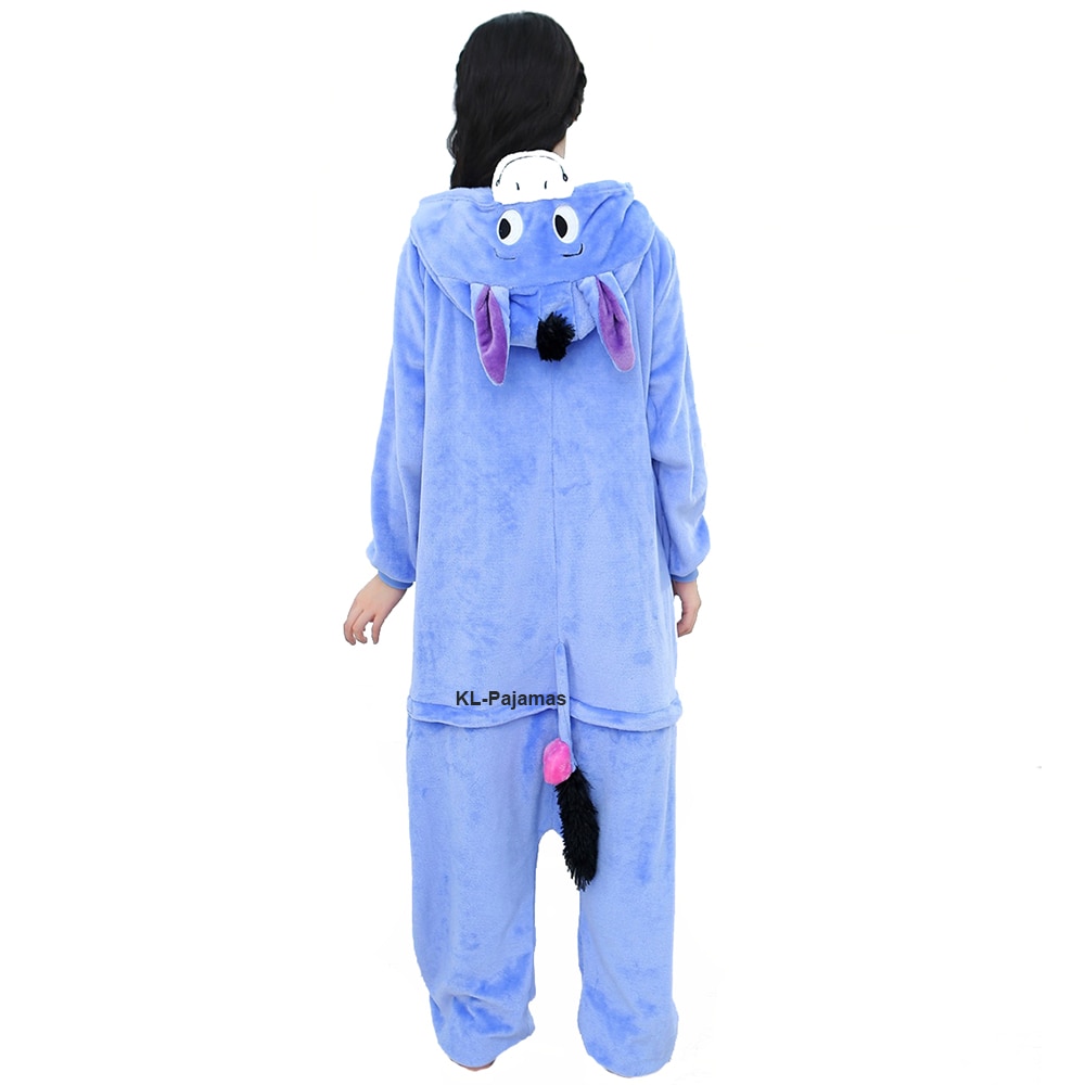 Unisex Kigurumi Onesies Animal Women's Pajamas Adults Winter Warm Sleepwear Halloween Anime Cosplay Costumes Cartoon Jumpsu