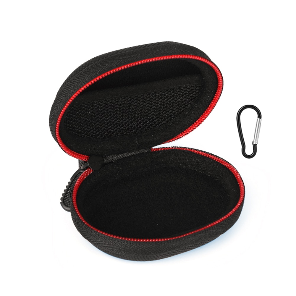 Hard Shell Carrying Case with Carabiner Hook Waterproof Bluetooth-compatible Earbuds Bags Shockproof Dustproof for Apple Airpods