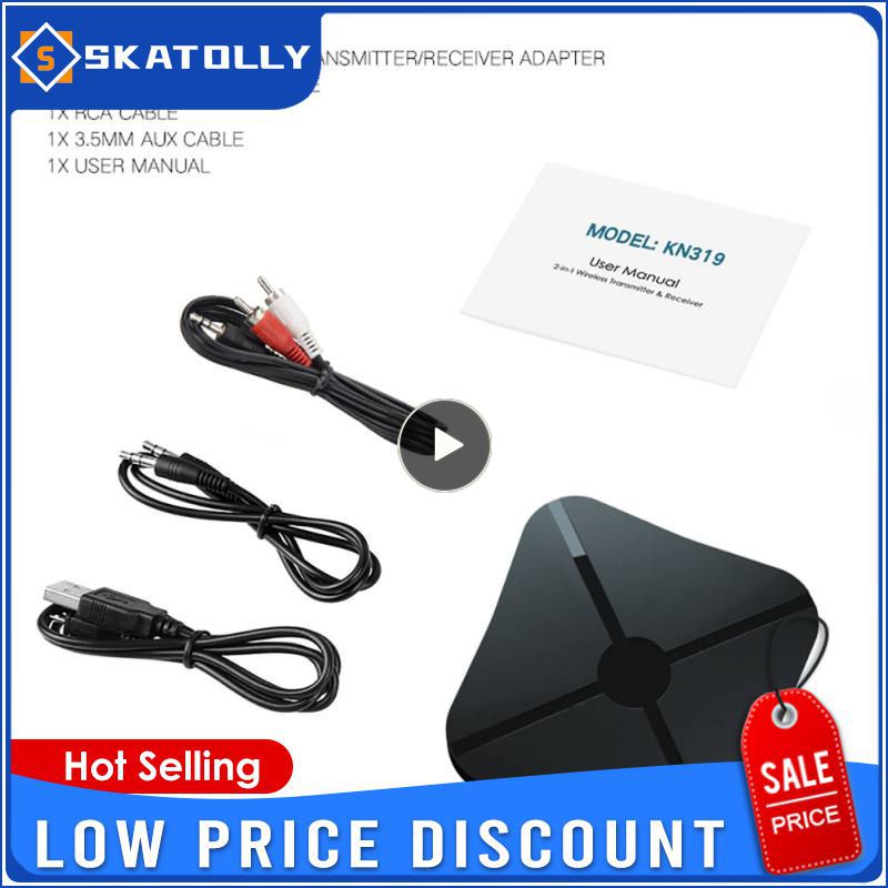 1/4PCS Excellent Sound Quality Adapter Elegant Audio Speaker Easy To Set Up Multifunctional Audio Adapter Transmitter