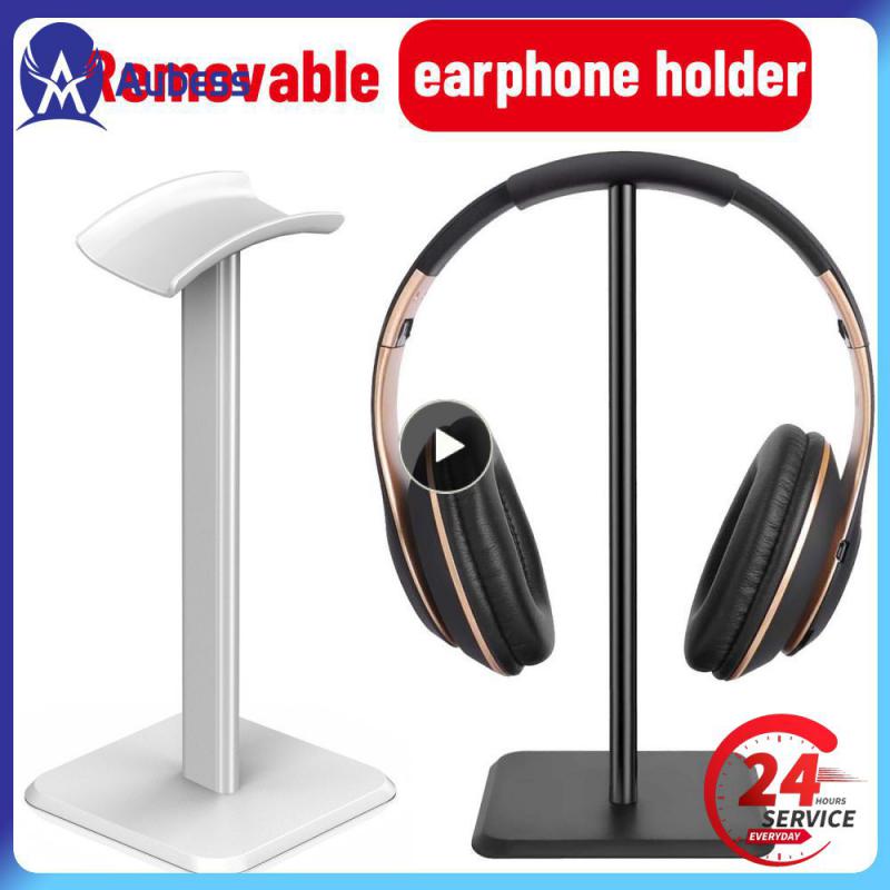 1~10PCS Earphone Stand Aluminum Alloy Removable Headphone Display Stand Non-slip Design Easy To Carry Stability