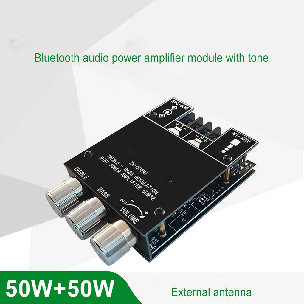 Amplifier Board Audio 2 0 Bluetooth-compatible Bass Module Channel Speaker Stereo Electronically Adapter Theater