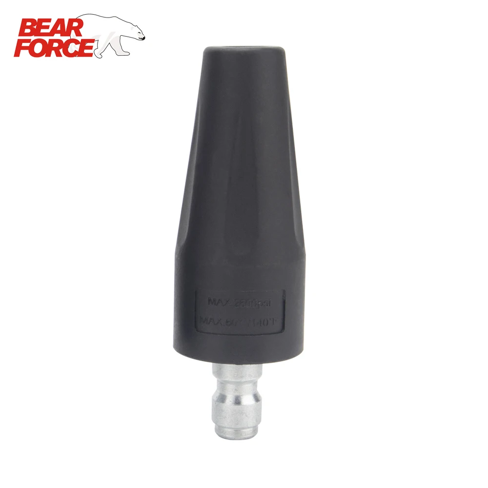 Rotating Dirt Blaster Turbo Nozzle with 1/4" Quick Release Plug Connector #035 for High Pressure