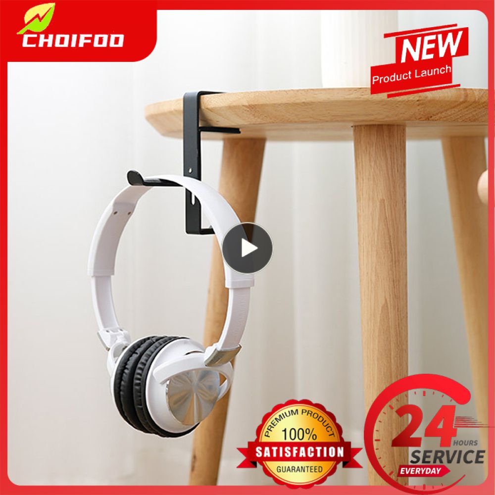 1~10PCS Headphone Stand For Headphone Bracket For Razer Wall Headset Holder For SONY Hanger Under Desk Hook For Display
