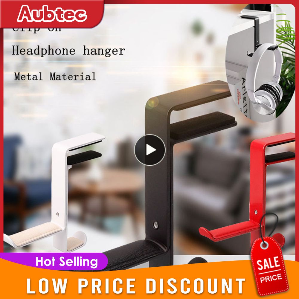 1~10PCS Headphone Stand For Headphone Bracket For Razer Wall Headset Holder For SONY Hanger Under Desk Hook For Display
