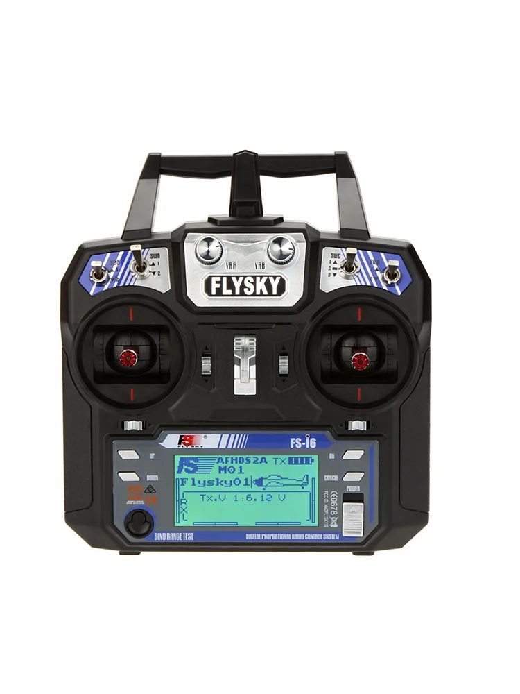 Flysky FS-i6 AFHDS 2A 2.4GHz 6CH Radio System Transmitter Remote Control for RC Helicopter Glider