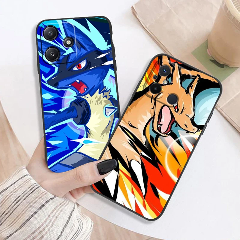 Cartoon Elf Cool Pokemon For Xiaomi Redmi 12 12C 11 A1 Plus 10 10X 9T 9C 9C 8 7 6 4G 5G Silicone TPU