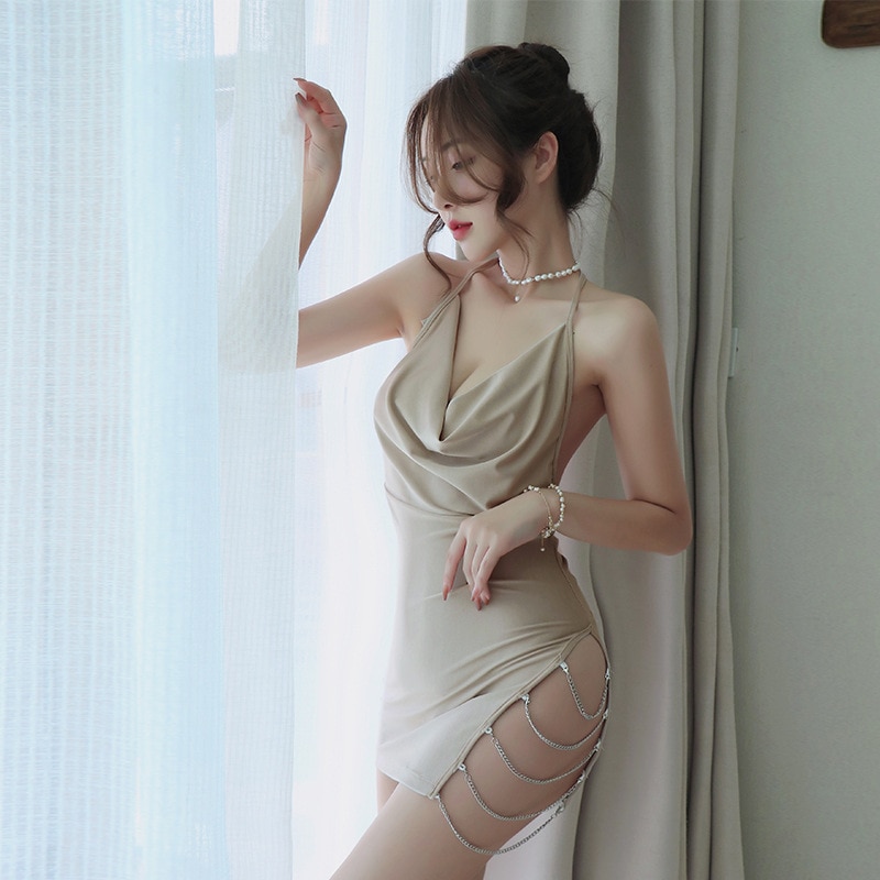 Sexy Lingerie Suspenders Pajamas Suit Nightdress