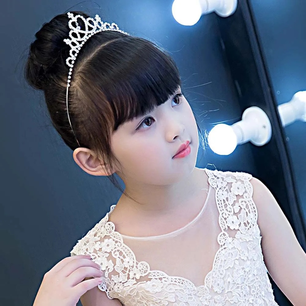 Party Crystal Crown Diamond Kids Hair Hoop Hair Accessories Princess Hairband Children Tiara