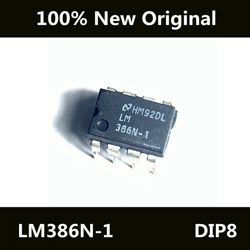 5PCS New Original LM386 LM386N-1 LM386N Audio Amplifier IC Package DIP-8