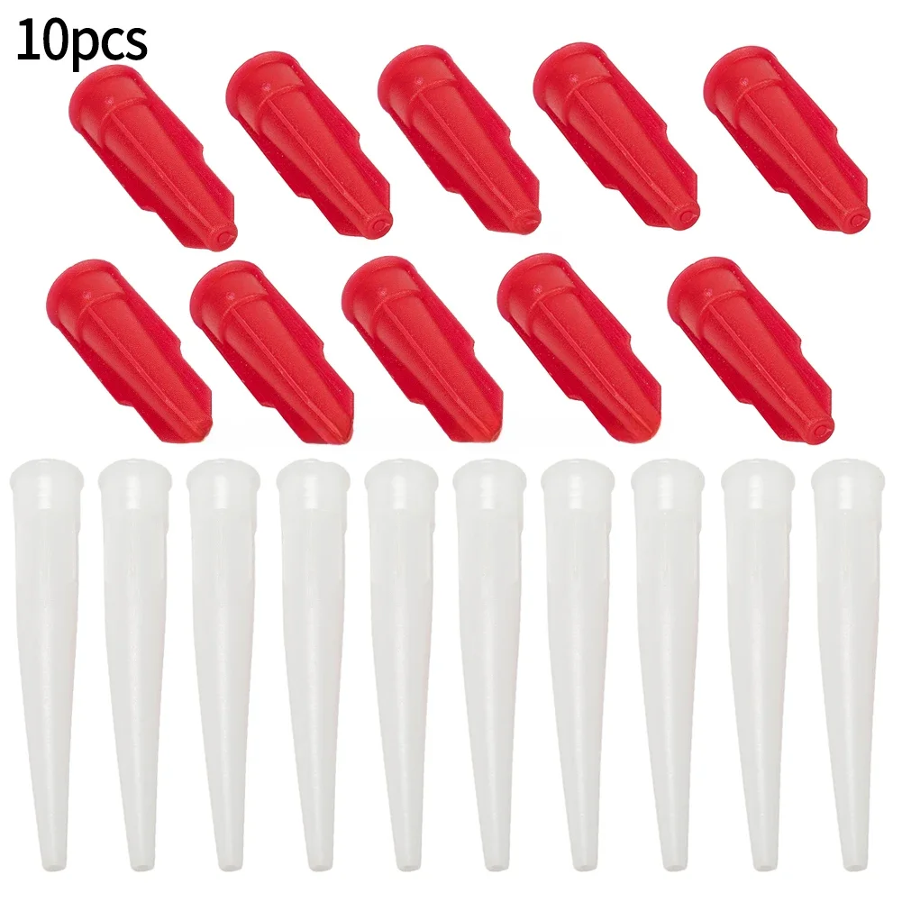 10pcs Caulking Gun Nozzles Cap Caulk Saving Caulk Saver Tube Covers For Sealing Preserving Finishing