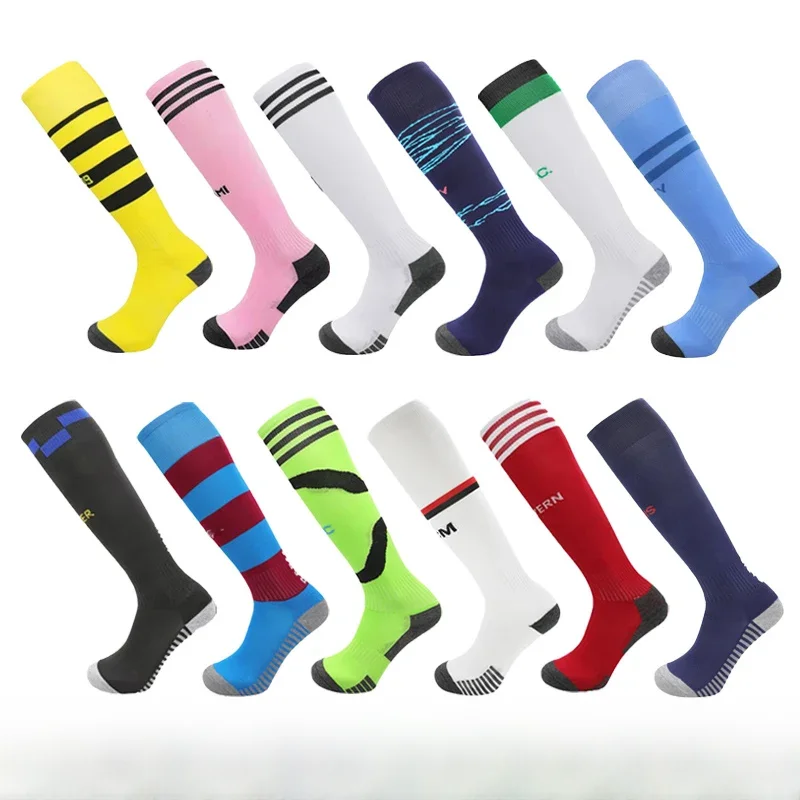 23-24 Season European Football Club Styles Children Adults Soccer Socks Boys Kid's Long Knee High