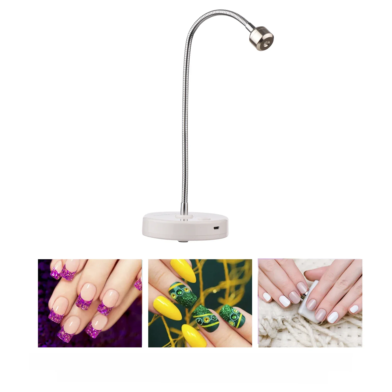 Mini UV LED Nail Lamp Gel Polish Nail Dryer Curing Lamp Nail UV Light LED Therapy Light Nail Art
