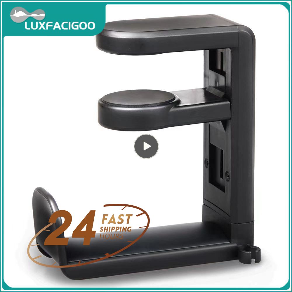 1~7PCS Gaming Headset Headphone Hook Holder Hanger Mount Under Desk, Headphones Stand with Adjustable & Rotating,Built in Ca