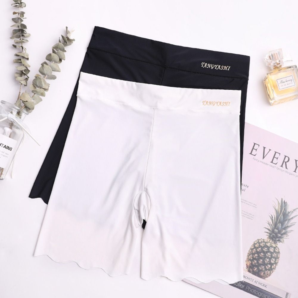 Fashion Anti-glare Sleep Shorts Ruffled For Women Skirt Leggings Boxer Shorts Safety Short Pants Pajamas Women Brief