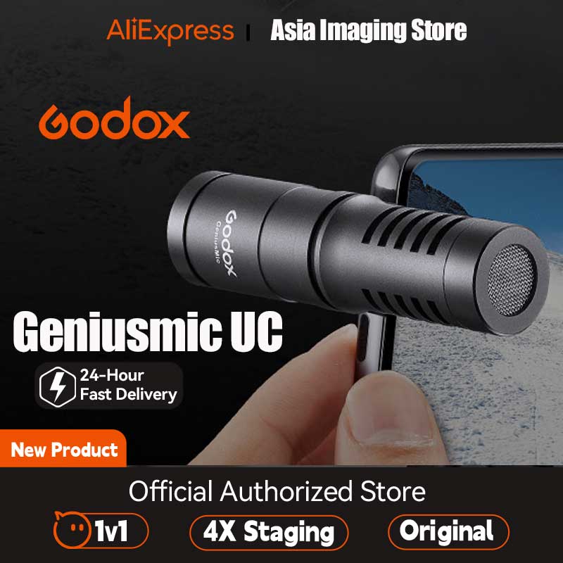 Godox Geniusmic UC Super-hearted Direction Mobile Live Interview Recording Is Plugged And Played Equipment Windproof