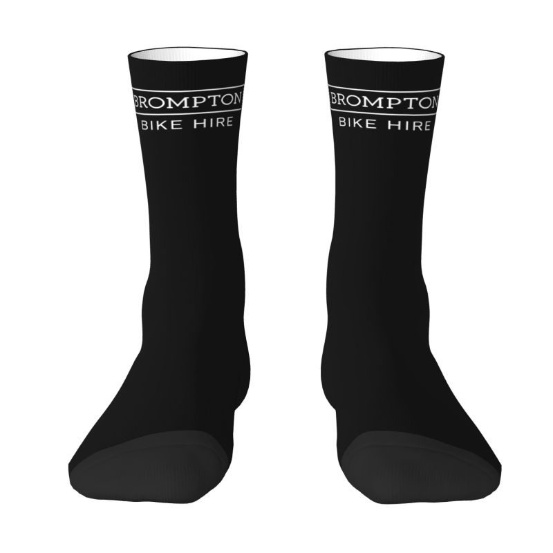 Cute Bromptons Bike Socks Men Women Warm 3D Printed Sports Basketball Socks