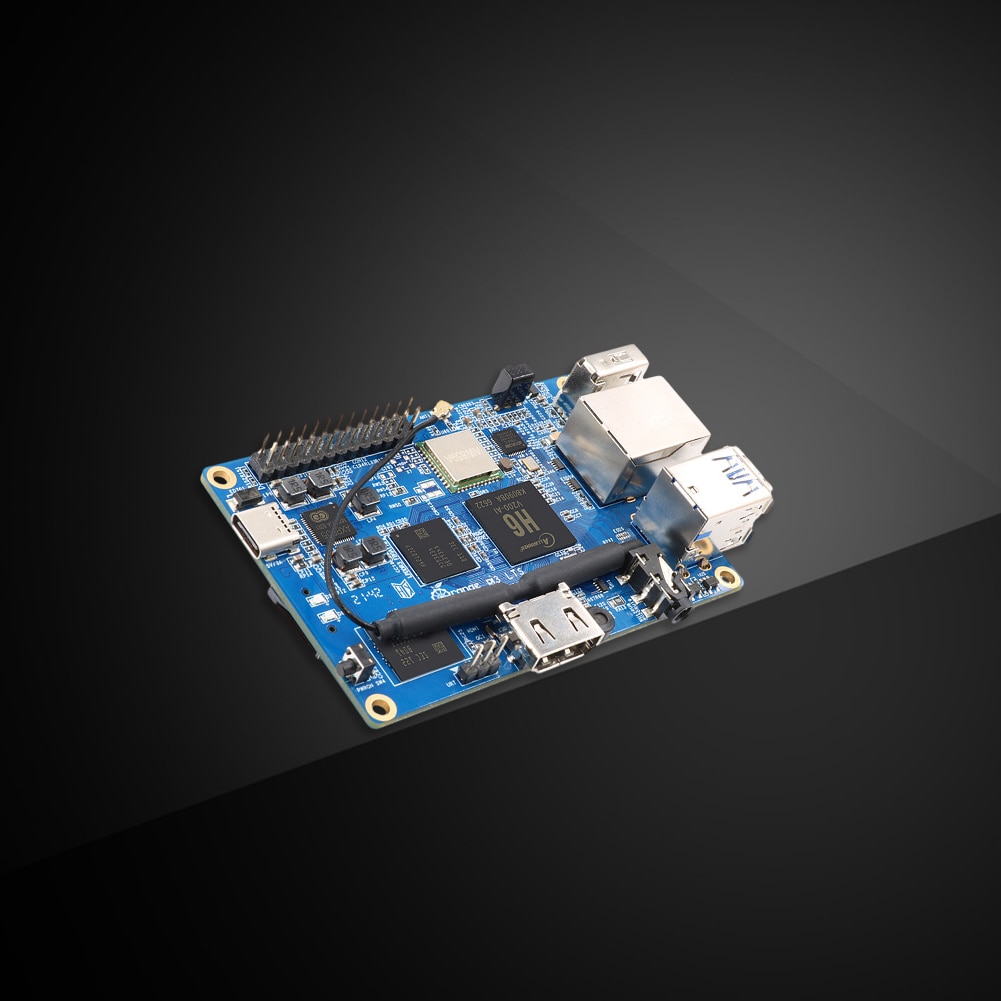 Development Board Support for Android 9 Ubuntu Debian Single-Board Computer with 8 GB EMMC Flash SBC H6 SoC for Orange Pi 3 LTS