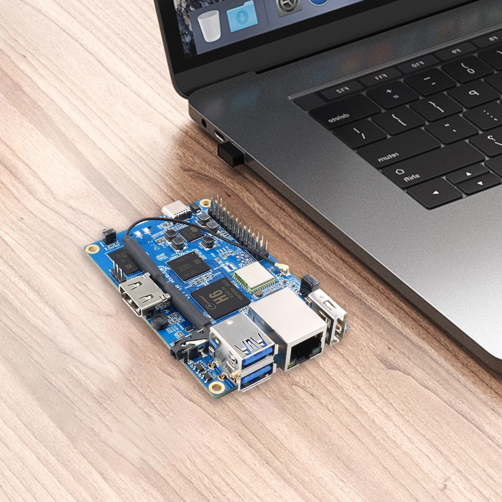SBC Development Board with 8 GB EMMC Flash Dev Board 2GB LPDDR3 SDRAM Support for Android 9 Ubuntu Debian for Orange Pi 3 LTS