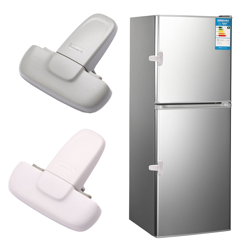 Home Refrigerator Lock Fridge Freezer Door Catch Lock Toddler Kids Child Cabinet Safety Lock For Baby Safety Child Lock