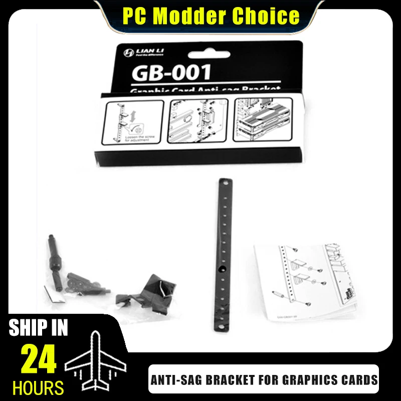LIAN LI GB-001X GPU Anti-SAG Bracket  Graphics Card Hidden Support VGA Holder For ATX & E-ATX Sized