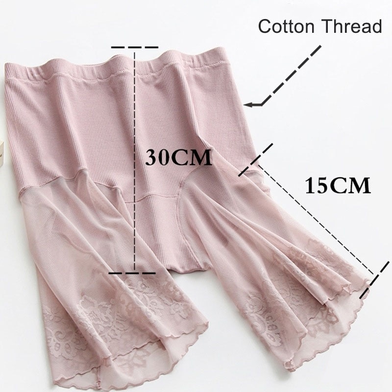 Lace Shorts Under Skirt Sexy Lace Anti Chafing Thigh Safety Shorts Ladies Pants Underwear Safety Pants Women's Intimates