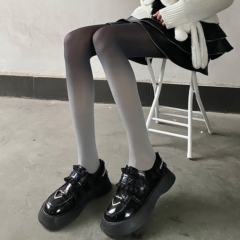 Gradient Girls' Stockings Color Patchwork Women Tights Pantyhose Sexy Women's Stockings Lolita Tights Pantyhose Medias