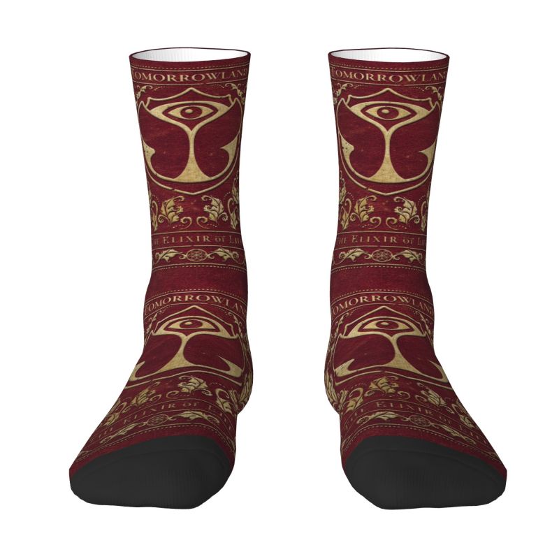 Tomorrowland Electronic Dance Festival Dress Socks Mens Womens Warm Fashion Crew Socks