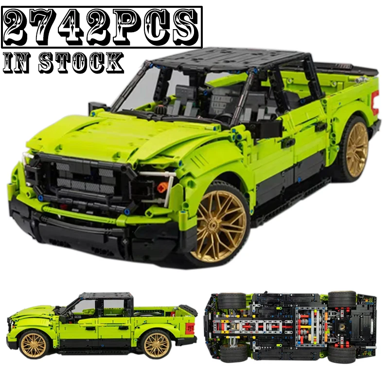 New MOC-78624 V8 engine F150 Model Fit 42115 Buiding Kit Creators Block Bricks DIY Toys for Kids