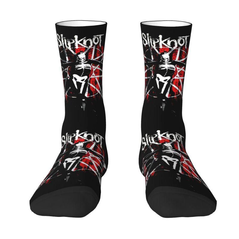 Heavy Metal Band Slipknots Men Women Crew Socks Unisex Cute Rock Band Spring Summer Autumn Winter Dress Socks
