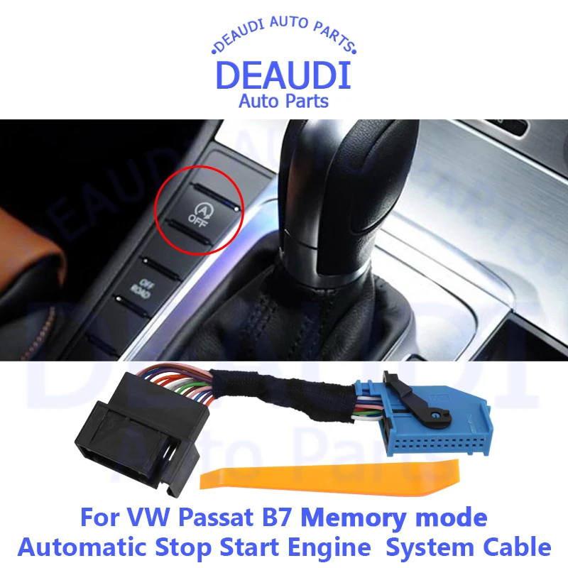 Car Automatic Stop Start Engine System Off Device Control Sensor Plug Stop Cancel Cable for VW