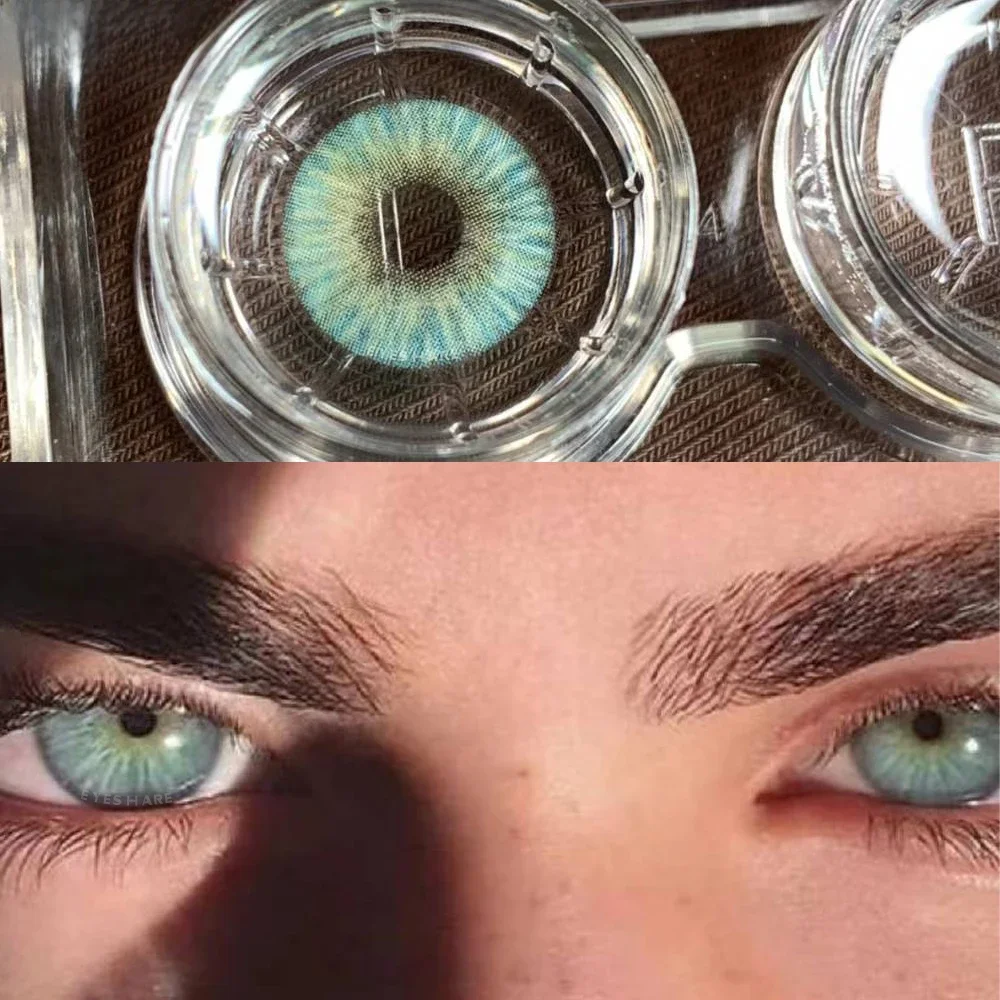 EYESHARE New Fashion Color Contact Lenses for Eyes Brown Eyes Contacts Lenses Colorful Makeup Green
