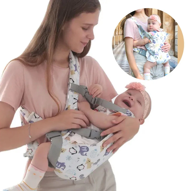 0-36 months baby carrier with breathable waist stool multifunctional newborn carrier labor-saving