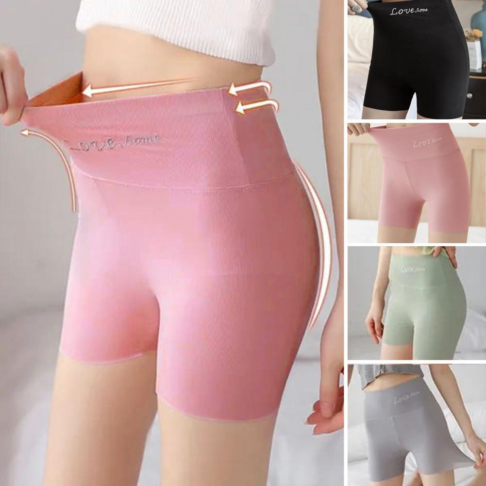 Women Safety Pants Solid Color Seamless Tummy Control Underpants Slim Fit Elatsic Women Panties Inner Clothes