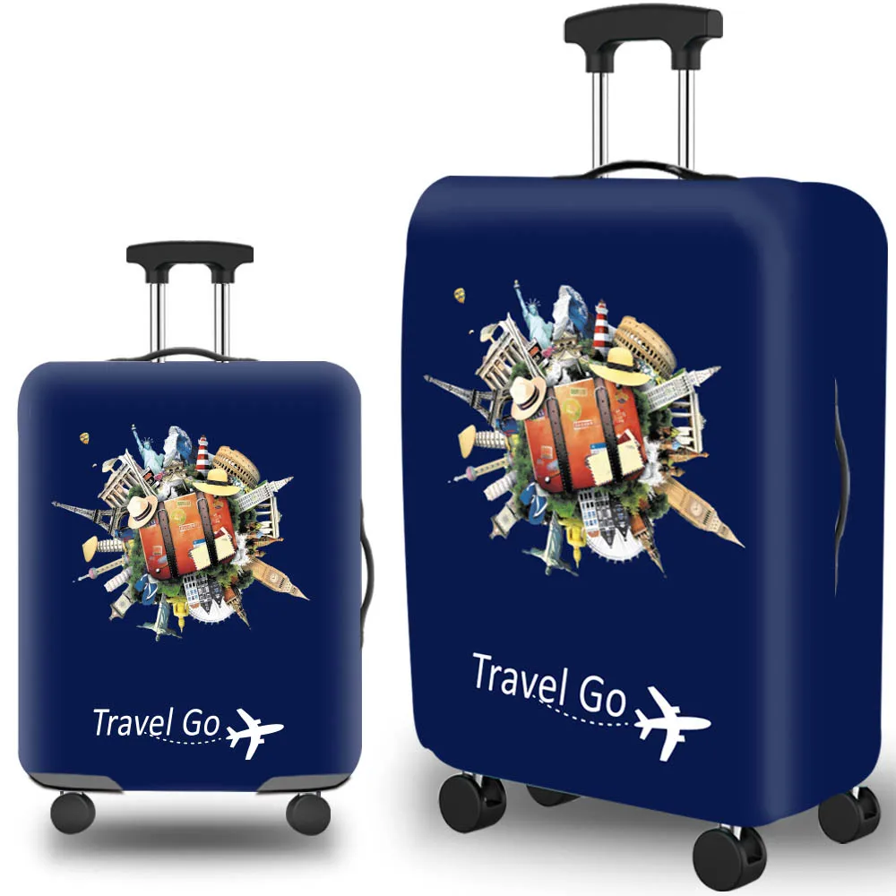 High Elastic Luggage Cover For Suitcase Protective Cover Thickened Dust-proof Washable With