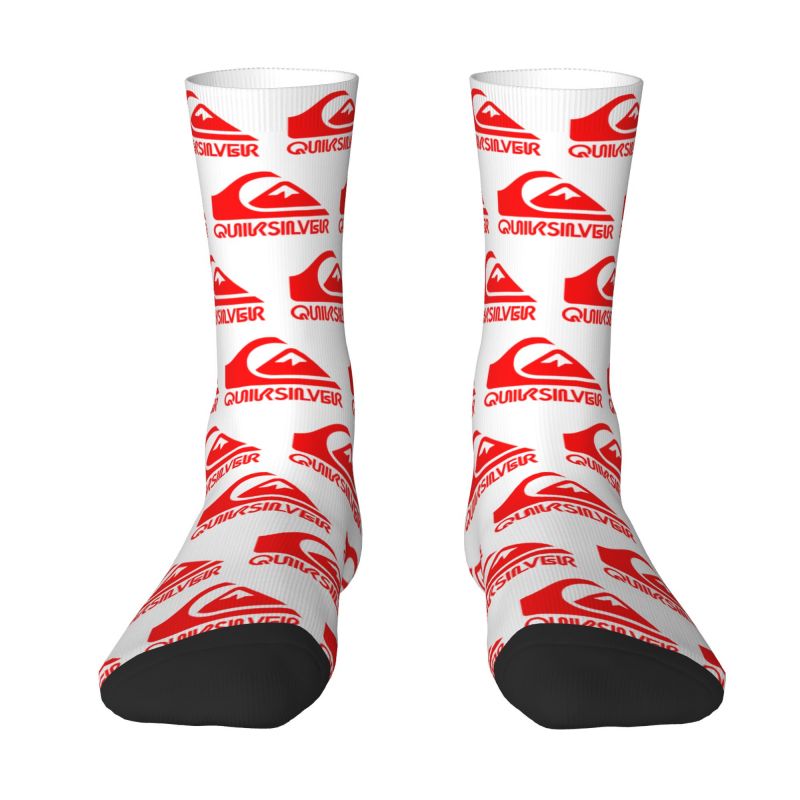 Kawaii Surf Surfing Quiksilvers Socks Women Men Warm 3D Printed Sports Football Socks