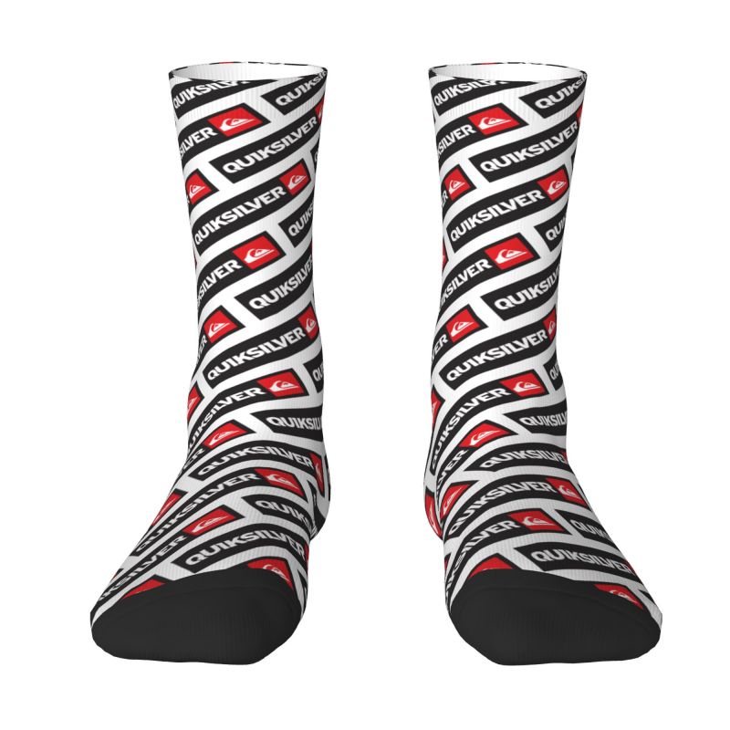 Kawaii Surf Surfing Quiksilvers Socks Men Women Warm 3D Printed Sports Football Socks