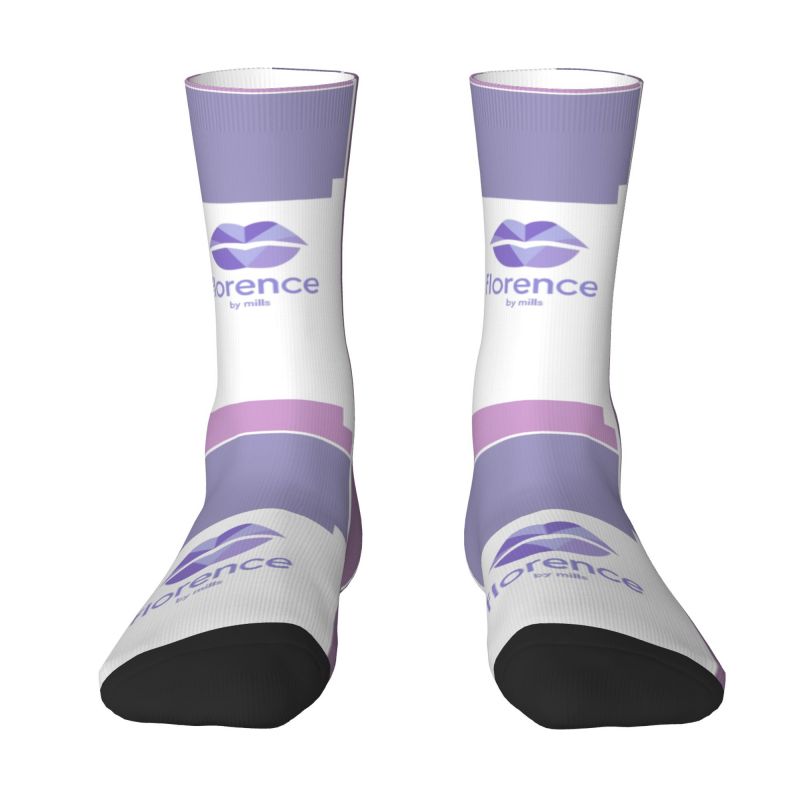 Florence By Mills Dress Socks Men Women Warm Fashion Novelty Crew Socks