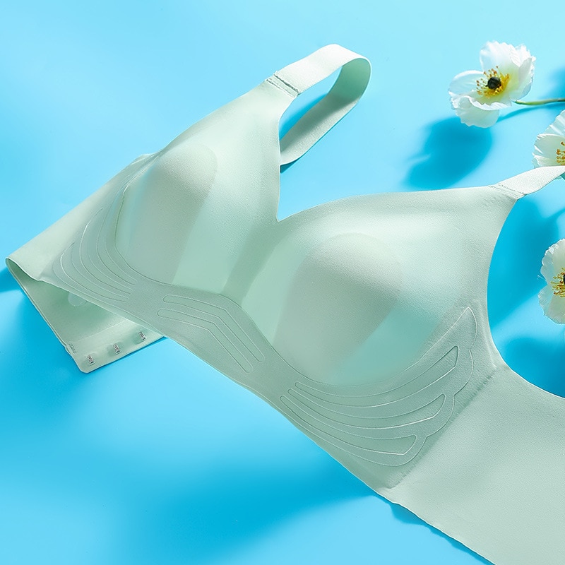 Women's Trackless Bras No Steel Ring Thin Summer Underwear Collection Anti Sagging Female Ultra-thin Rabbit Ear Lingerie