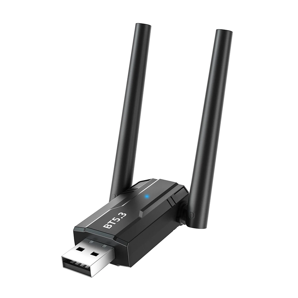 150M Bluetooth 5.3 5.0 Adapter Free Driver USB Bluetooth Dongle Adaptador for PC Windows 11/10/8.1