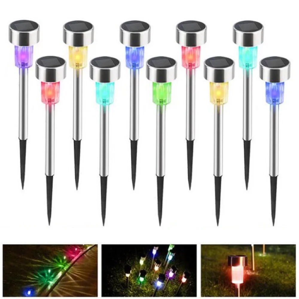 Outdoor Solar Lights Garden Lights Solar Powered Lamp Lantern Waterproof Landscape Lighting Pathway