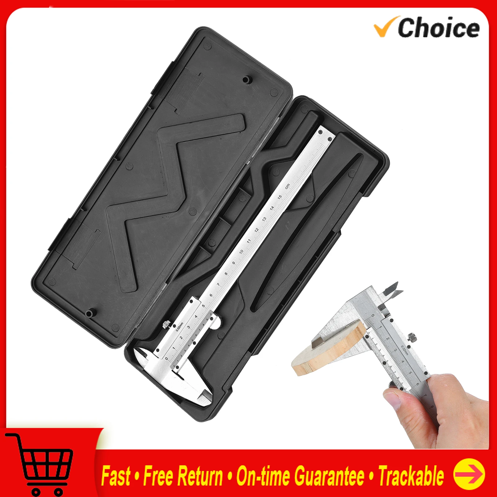 Stainless Steel Vernier Caliper 0-150mm Sliding Gauge Measurement Tool Inside Outside Depth Step