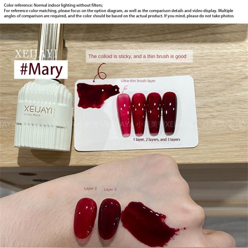 15ML Pure Color Nude Jelly Gel Nail Polish Semi Permanent Top Coat Soak Off UV LED Varnish Nail Art Design Base Gel Soak Off UV