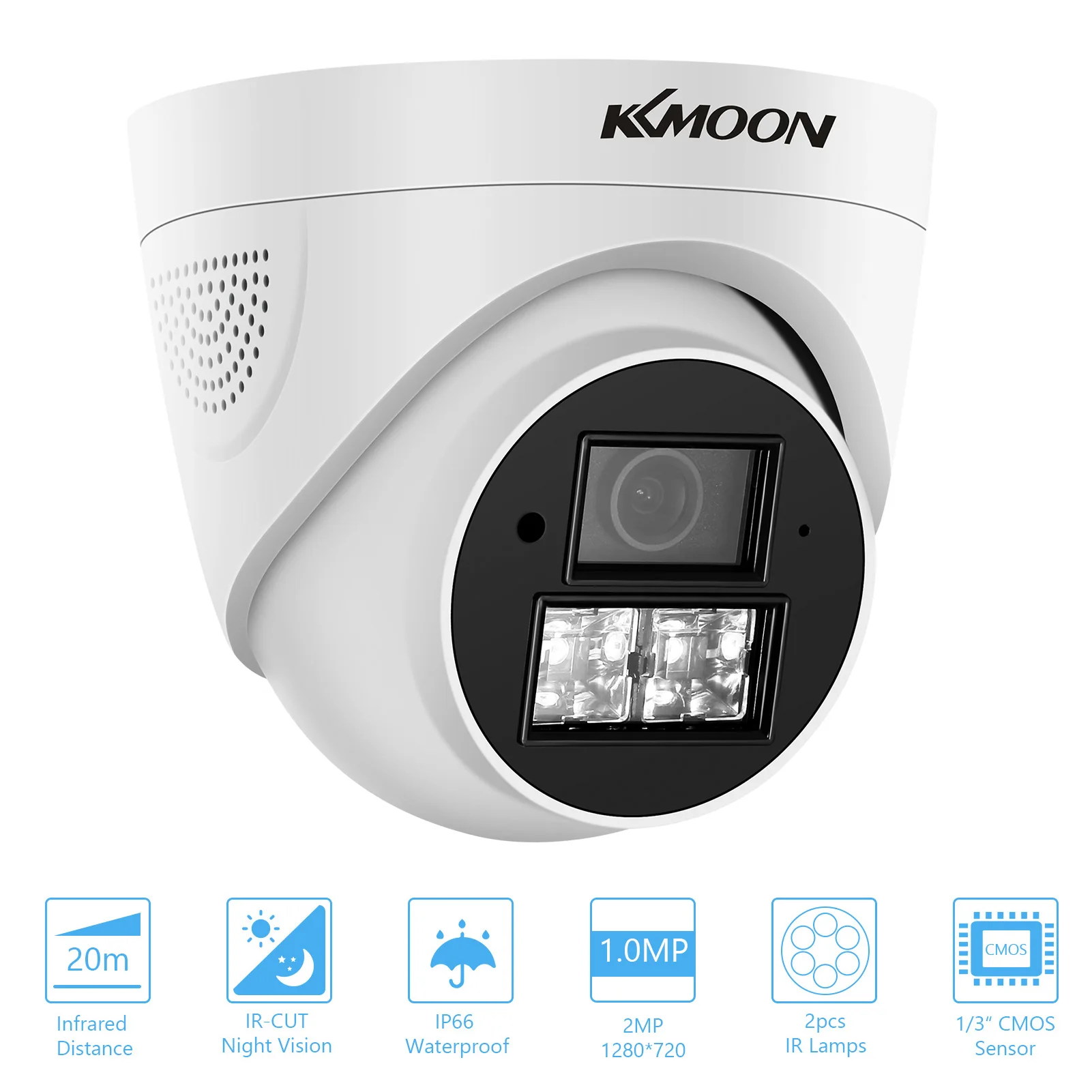 720P Analog Security Camera Surveillance CCTV Camera Outdoor Weatherproof,Infrared Night