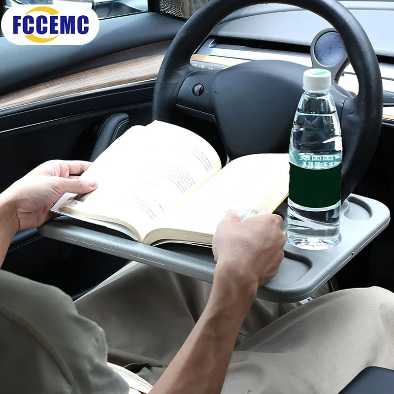Newest Portable Car Table Steering Wheel Car Laptop Computer Desk Mount Stand Coffee Goods Tray