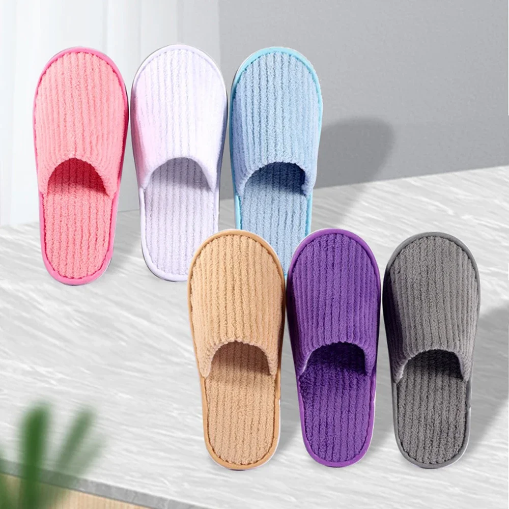 1Pair Winter Warm plush Slippers for Women Men Home shoes Nonslip Slides Fluffy Slippers Couple
