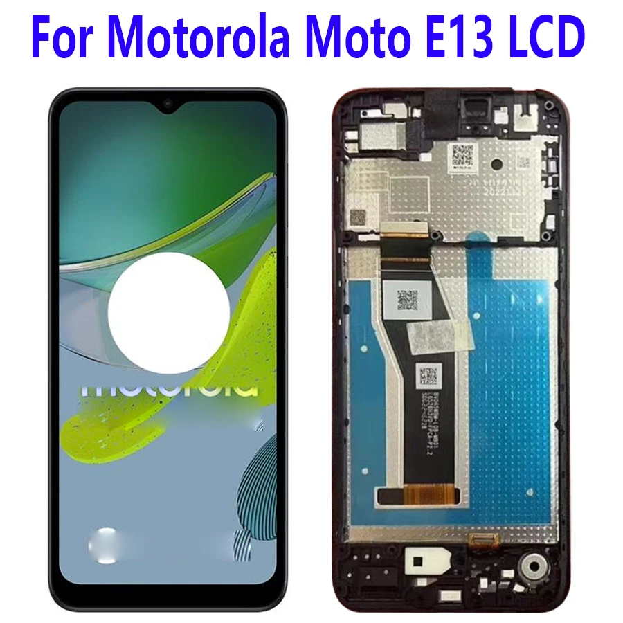 6.5“ IPS For Motorola Moto E13 LCD Display Screen Sensor Panel Digiziter Assembly For Motorola Moto