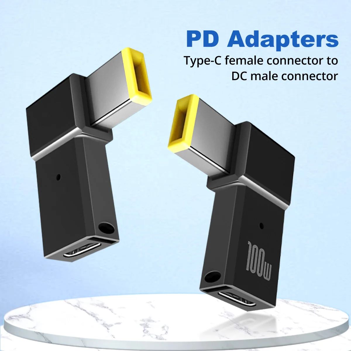 PD 100W USB Type C Female to DC Male Adapter For Lenovo Thinkpad USB-C Fast Charging Cable Converter