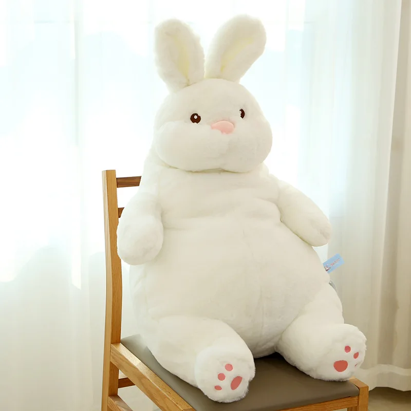 Giant Lazy Rabbit Dolls Soft Plush Cute White Bunny Animal Toys Baby Sleep Pillows Cushion Kids Girl