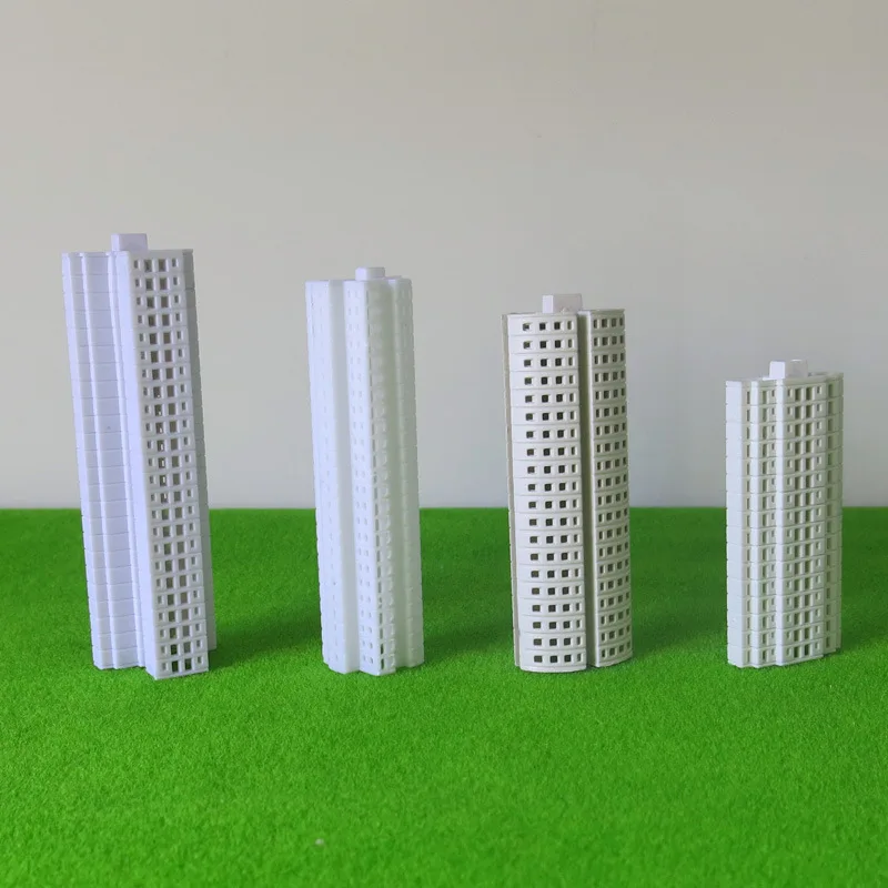 Simulation Miniature Building Model Kit ABS Plastic Architecture House Diorama Materials for Sand